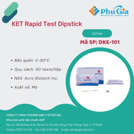 KET Rapid Test Dipstick (Urine)