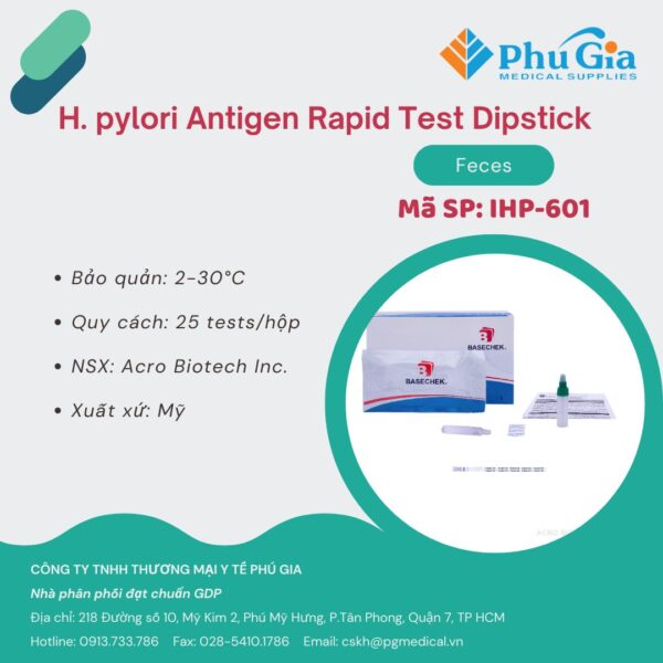 H. pylori Antigen Rapid Test Dipstick (Feces)