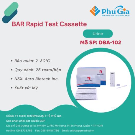 BAR Rapid Test Cassette (Urine)