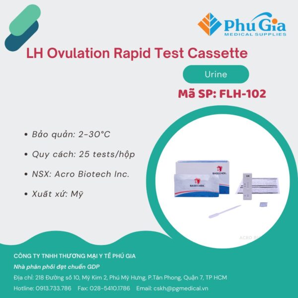 LH Ovulation Rapid Test Cassette