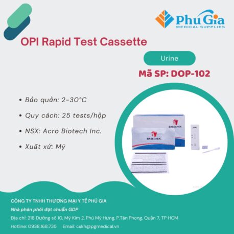 OPI Rapid Test Cassette (Urine)