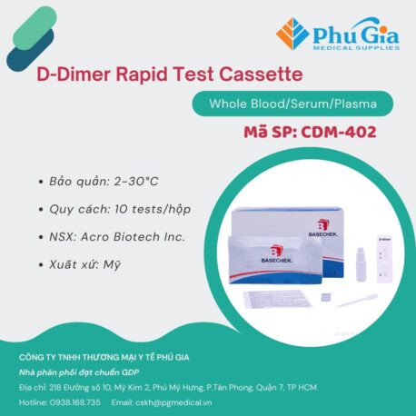 D-Dimer Rapid Test Cassette (Whole Blood/Plasma)