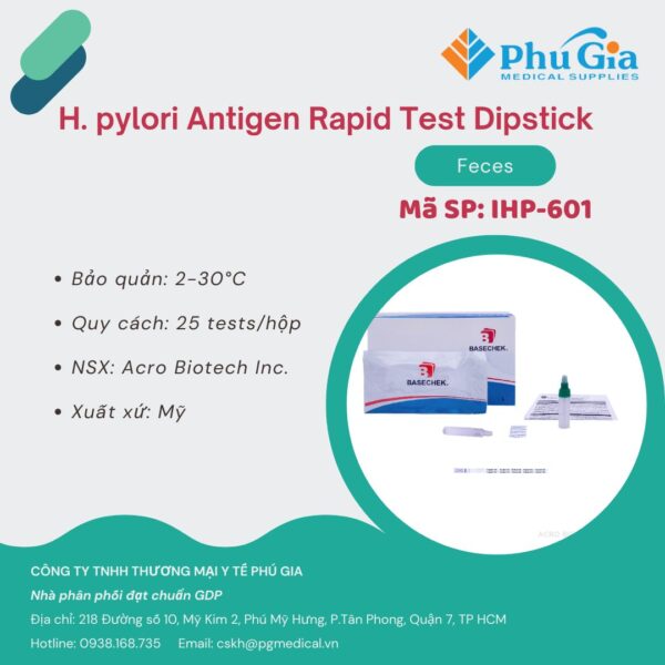 H. pylori Antigen Rapid Test Dipstick (Feces)