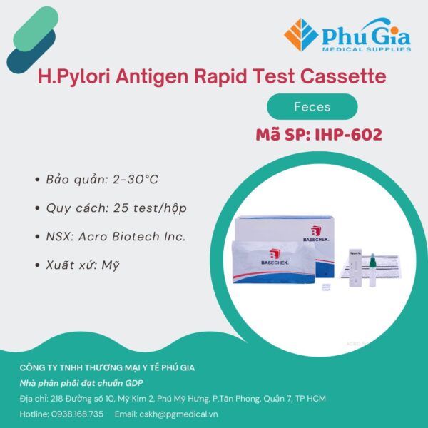 H. Pylori Antigen Rapid Test Cassette (Feces)