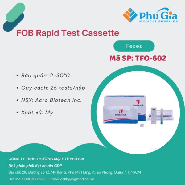 FOB Rapid Test Cassette (Feces)